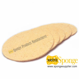 Biocide free compressed cellulose sponge