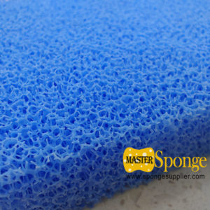 high density durable open-cell silicone sponge for kitchen cleaning